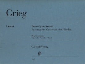 Grieg: Peer Gynt Suites - Version for Piano four-Hands published by Henle
