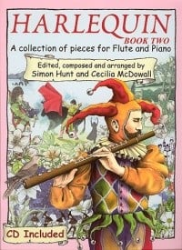 Harlequin Book 2 for Flute published by Cramer Music (Book & CD)