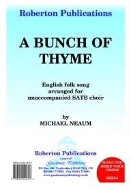 Neaum: Bunch of Thyme SATB published by Goodmusic