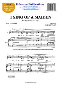 Jeffreys: I Sing Of A Maiden 2pt published by Roberton