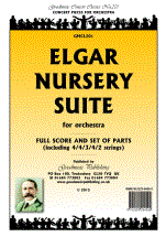 Elgar: Nursery Suite Pack Orchestral Set published by Goodmusic