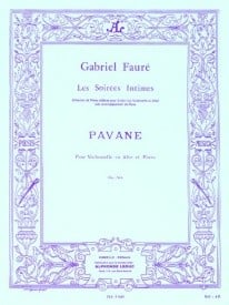 Faure: Pavane Opus 50 for Viola published by Hamelle