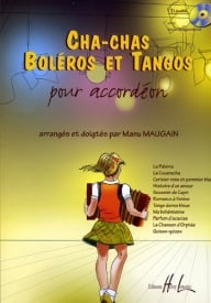 Cha-chas, Tangos & Boleros for Accordion published by Lemoine (Book & CD)
