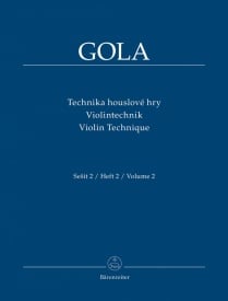 Gola: Violin Technique Volume 2 published by Barenreiter