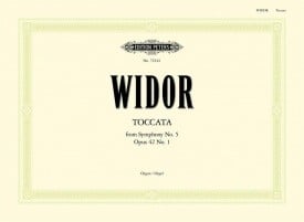 Widor: Toccata from Symphony No 5 for Organ published by Peters
