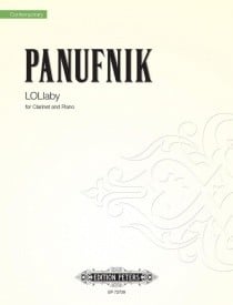 Panufnik: LOLlaby for Clarinet published by Peters