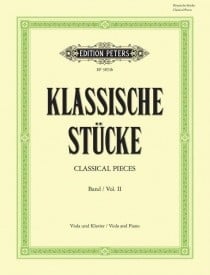 Classical Pieces Volume 2 for Viola published by Peters Edition