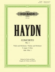 Haydn: Concerto No.1 in C for Violin published by Peters Edition