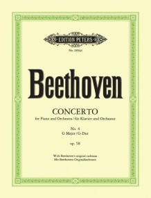 Beethoven: Piano Concerto No.4 in G Major Opus 58 published by Peters Edition