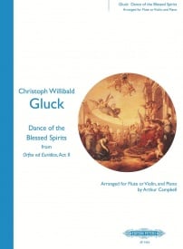 Gluck: Dance of the Blessed Spirits for Flute or Violin published by Peters