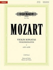 Mozart: Sonatas Volume 1 for Violin published by Peters Urtext Edition