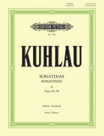 Kuhlau: Sonatinas Volume 2 for Piano published by Peters