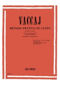 Vaccai: Vocal Method - Low published by Ricordi (Book & CD)
