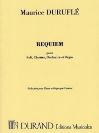 Durufle: Requiem published by Durand - Vocal Score