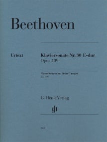 Beethoven: Sonata in E Opus 109 for Piano published by Henle