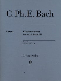 C P E Bach: Sonatas Volume 3 for Piano published by Henle Urtext