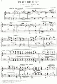 Debussy: Clair de Lune for Piano published by Henle