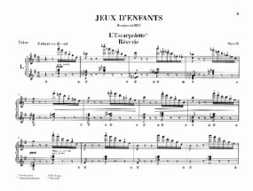 Bizet: Jeux d'enfants Opus 22 for Piano Duet published by Henle