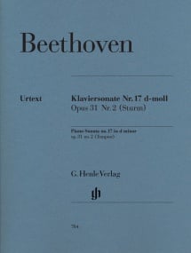 Beethoven: Sonata in D Minor Opus 31 No 2 (The Tempest) for Piano published by Henle
