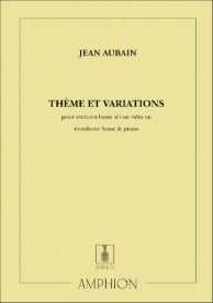 Aubain: Theme & Variations for Tuba published by Durand