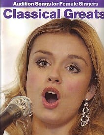 Audition Songs for Female Singers : Classical Greats published by Wise (Book & CD)