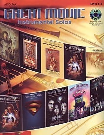 Great Movie Instrumental Solos - Alto Saxophone published by Alfred (Book & CD)