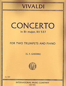 Vivaldi: Concerto in C RV537 for 2 Trumpets published by IMC