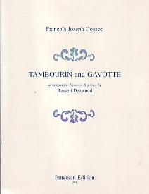 Gossec: Tambourin and Gavotte for Bassoon published by Emerson