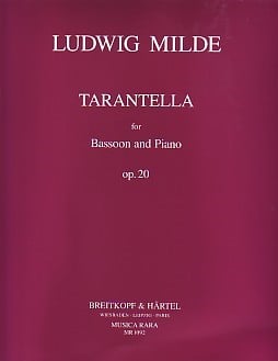 Milde: Tarantella Opus 20 for Bassoon published by Musica Rara