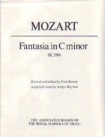 Mozart: Fantasia in C Minor K396 for Piano published by ABRSM
