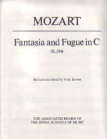 Mozart: Fantasia and Fugue in C K394 for Piano published by ABRSM
