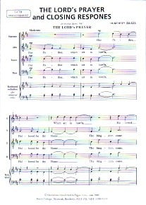 Clucas: The Lord's Prayer and Closing Responses SATB published by Fagus