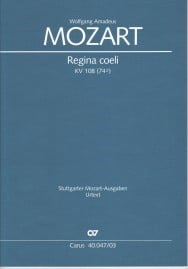 Mozart: Regina Coeli in C KV108 published by Carus Verlag - Vocal Score
