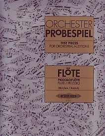 Test Pieces for Orchestral Auditions for Flute published by Peters Edition