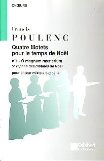 Poulenc: O Magnum Mysterium SATB published by Salabert