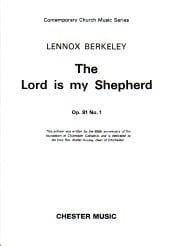 Berkeley: The Lord is My Shepherd SATB published by Chester