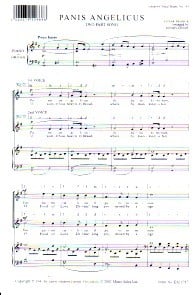 Franck: Panis Angelicus 2pt published by Edwin Ashdown