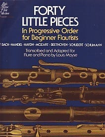 40 Little Pieces for Flute published by Schirmer