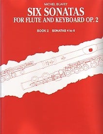 Blavet: 6 Sonatas Book 2 Opus 2 for Flute published by Boosey & Hawkes