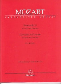 Mozart: Concerto No 1 in G K313  Andante in C for Flute published by Barenreiter