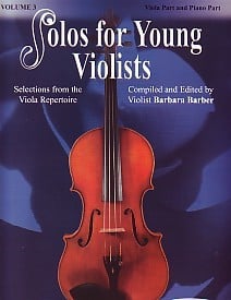 Solos for Young Violists Volume 3 published by Alfred