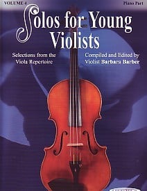 Solos for Young Violists Volume 4 published by Alfred