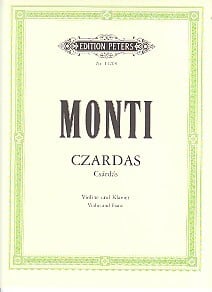 Monti: Czardas for Violin published by Peters
