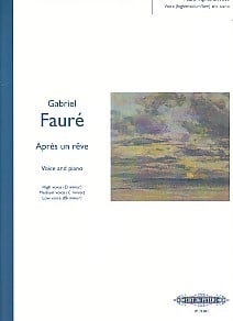 Faure: Apres Un Reve in 3 Keys published by Peters
