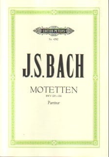 Bach: Six Motets published by Peters Edition