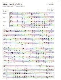 Haydn: Missa Brevis G Dur HOBXXII:3 published by Carus Verlag - Choral Score