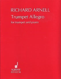 Trumpet Allegro by Arnell for Trumpet published by Schott and Co