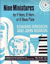 9 Miniatures - French Horn by Gregson for French Horn published by Brass Wind Publications (Brasswind)