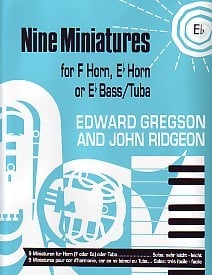 9 Miniatures - Tenor Horn by Gregson for Tenor Horn published by Brass Wind Publications (Brasswind)