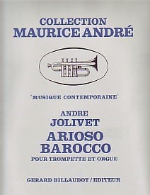 Jolivet: Arioso Barocco for Trumpet published by Billaudot